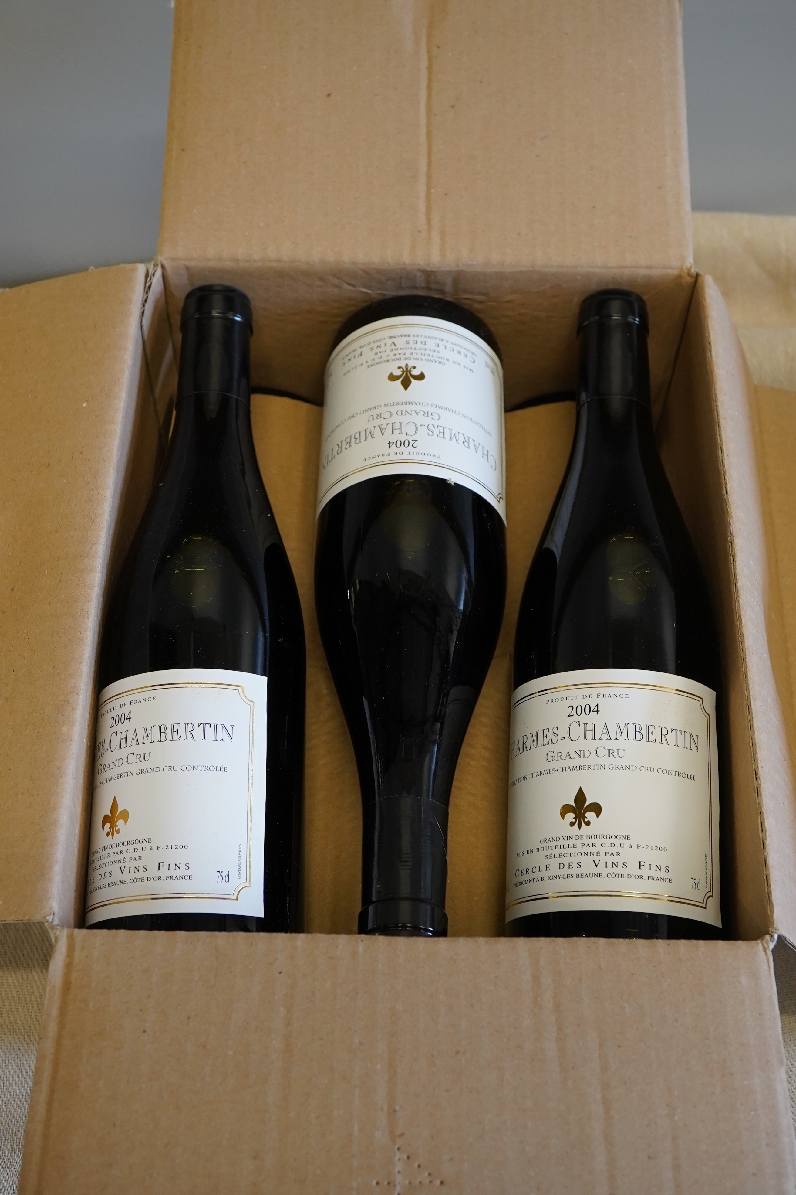 Cercle des Vins Fins, Charmes-Chambertin Grand Cru, 2004